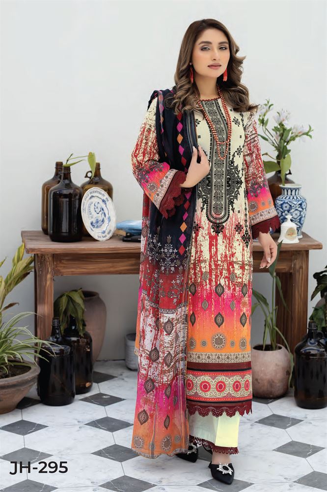 ZAR 24 Print Dress Material - Unstitched Ethnic Attire