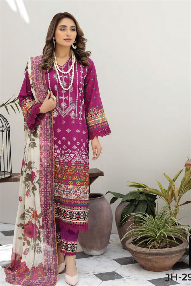 ZAR 24 Unstitched Set - Timeless Ethnic Chic