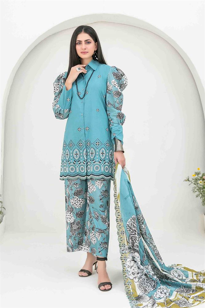 Gulposh Unstitched Embroidered Fabric - Artistry in Every Thread
