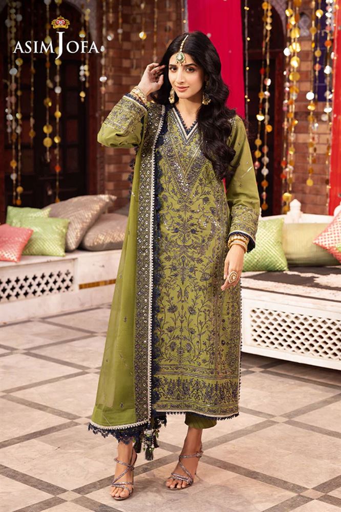 Chamak Damak Unstitched Suit - Shimmering Chic for Every Season