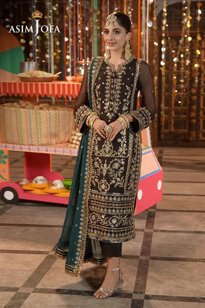 Chamak Damak 3pc Gharara Suit - Fusion of Comfort and Sparkling Style