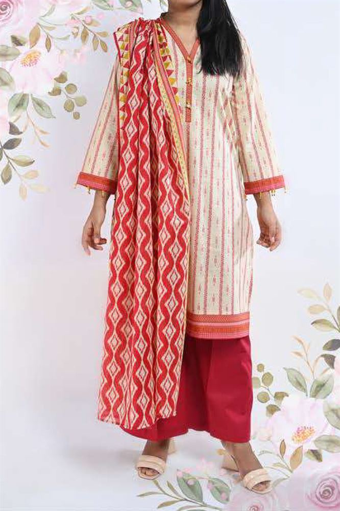 Mizaj Summer 3pc Anarkali Suit - Regal Grace for Special Summer Events