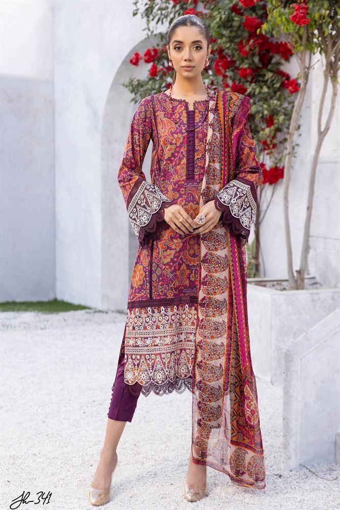 Gauhar Unstitched Patterned Apparel - Unleash Your Unique Fashion Sense