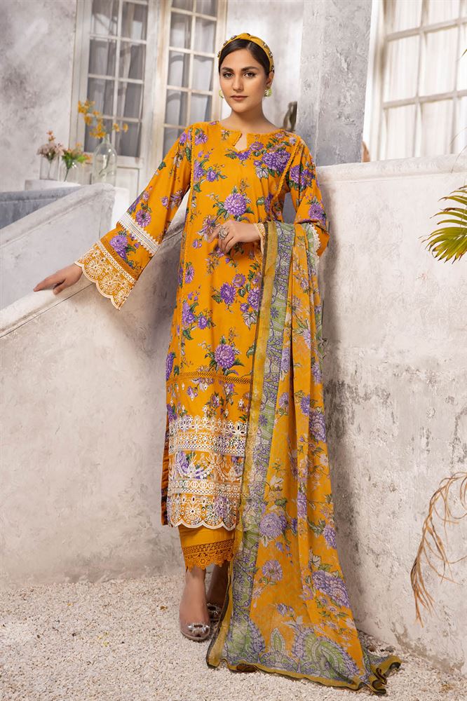 Gauhar 3pc Anarkali Suit - Regal Grace for Special Events