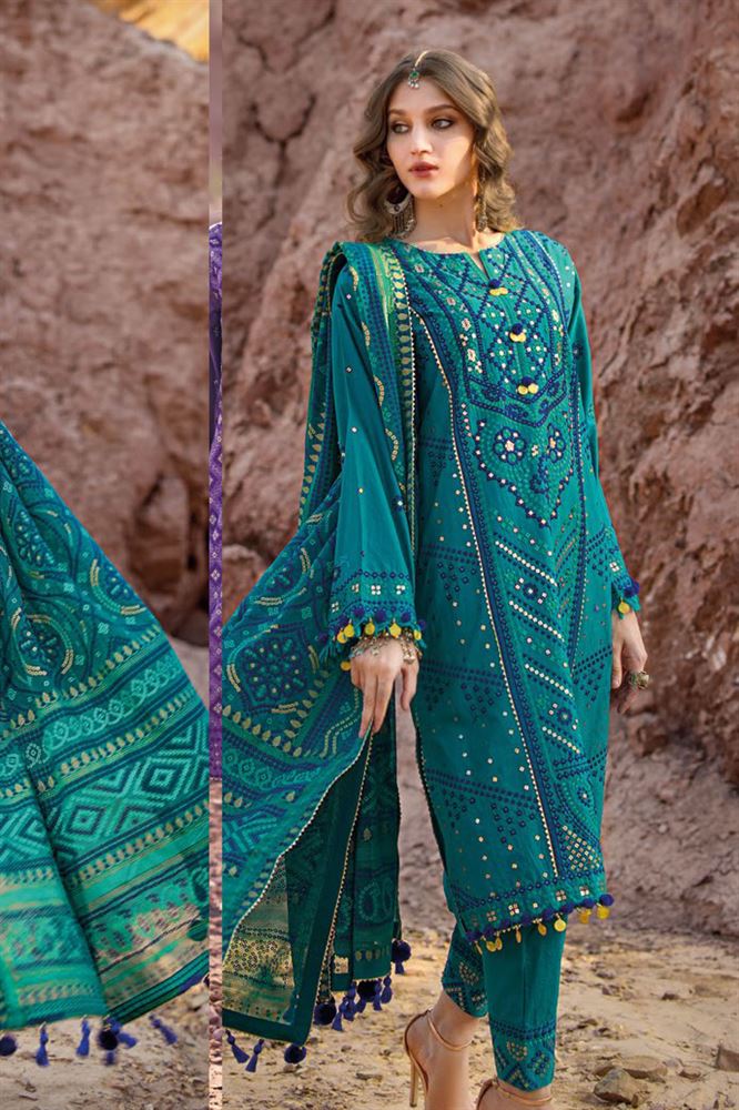 Chunari 24 Unstitched Collection - A Symphony of Colors and Elegance