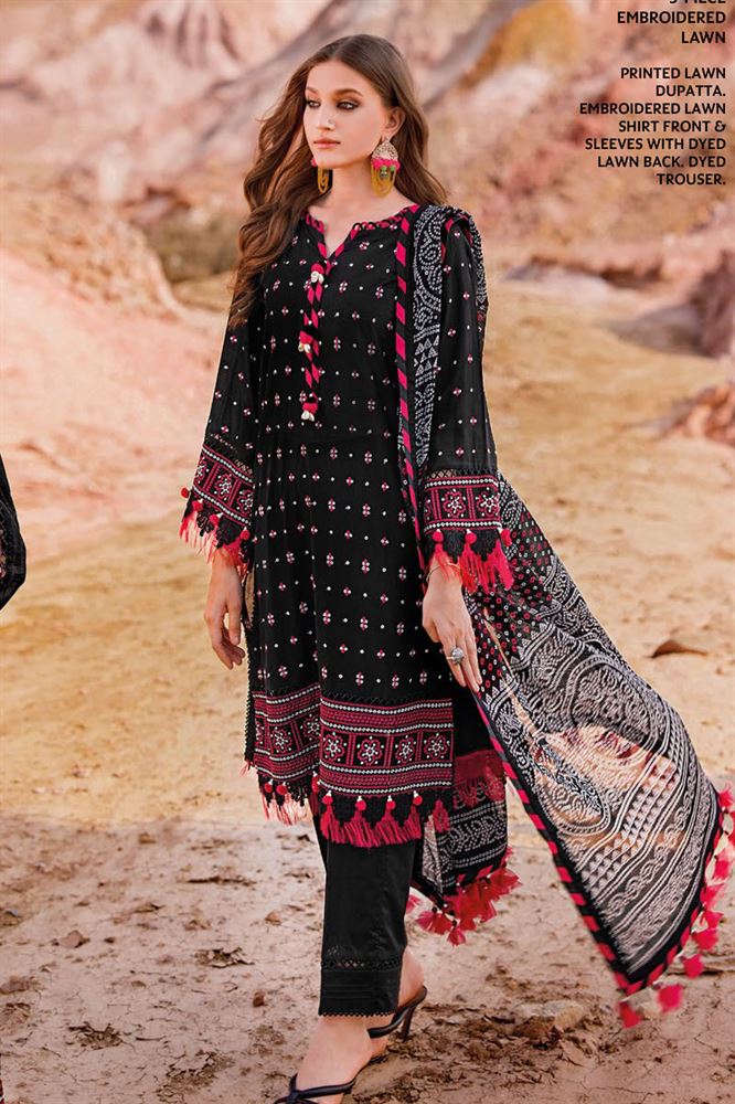 Chic Chunari 24 Women's Unstitched Suit - Fusion of Tradition and Modernity