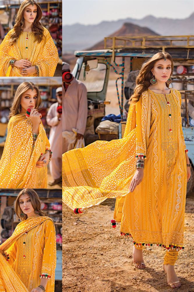 Chunari 24 Unstitched Collection - A Symphony of Colors and Elegance