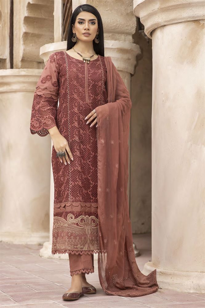 Jabeen Embroidered Suit - Versatile Elegance for Every Occasion