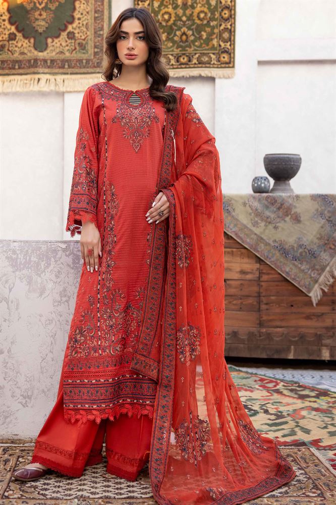 Basar 3pc Unstitched Collection - Classic Elegance in Every Thread