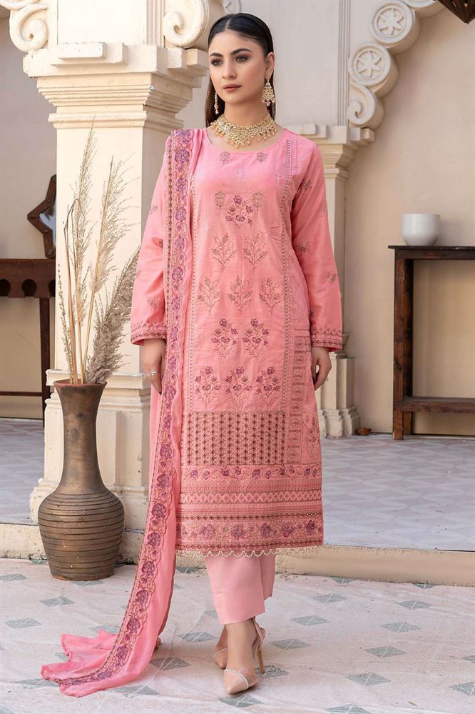 Nikhar Unstitched Anarkali Suit - Radiate Regal Charm