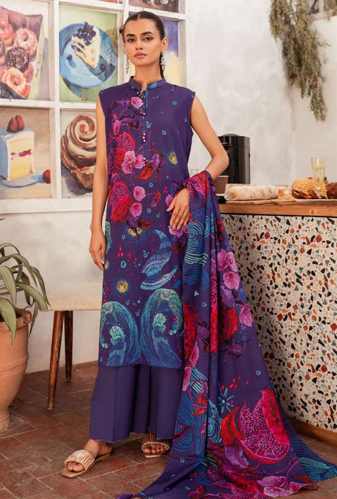 Aimal Vol-1 Unstitched Ensemble - Traditional Splendor