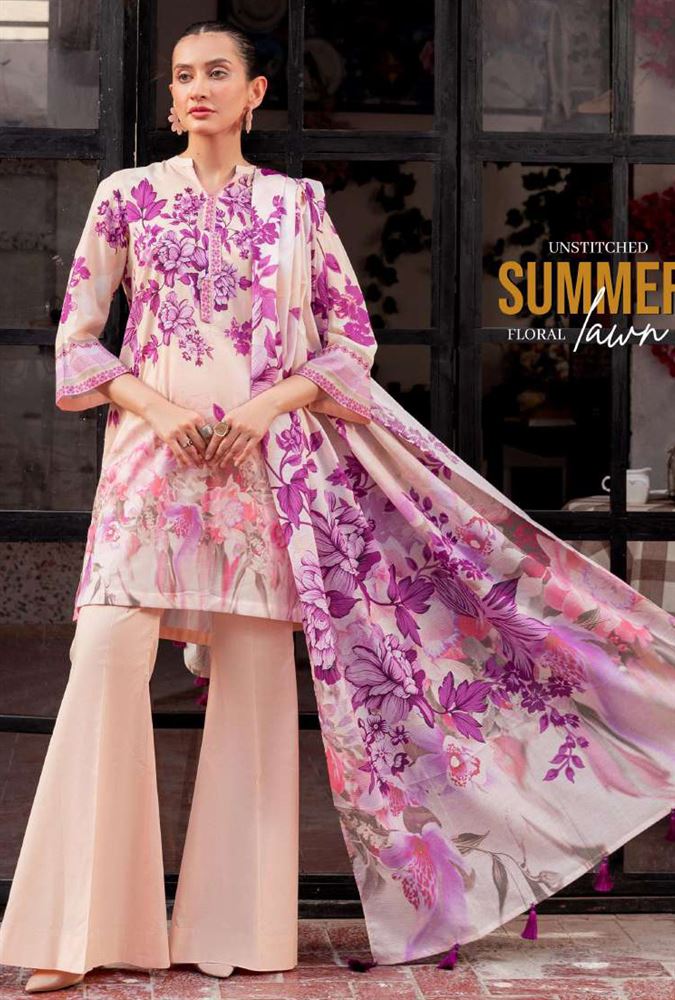 Aimal Vol-1 Unstitched Collection - Timeless Grace
