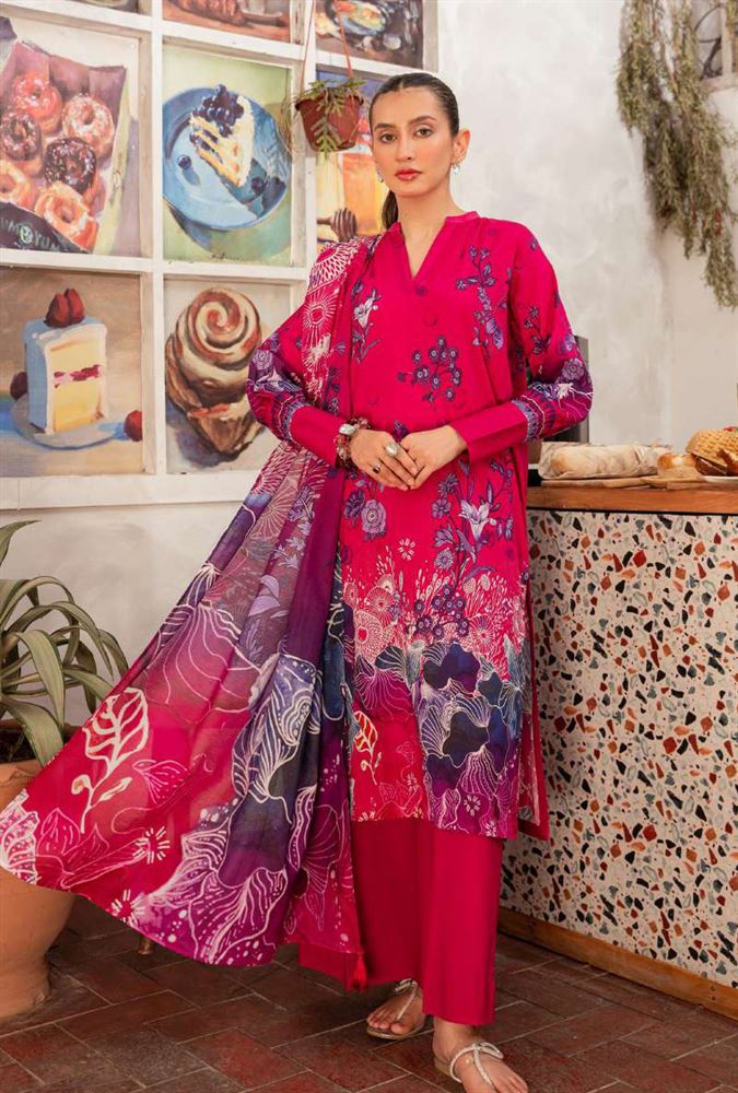 Aimal Vol-1 Unstitched Dress Material - Ethnic Opulence