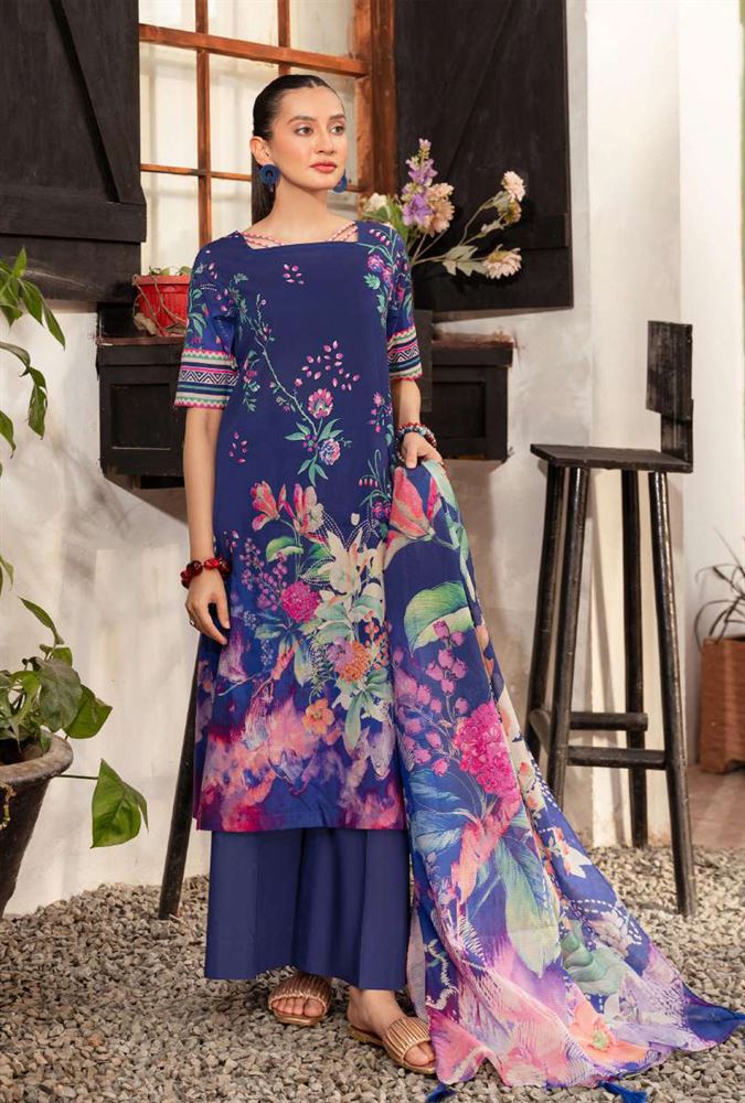 Aimal Vol-1 Unstitched Suit - Cultural Fusion