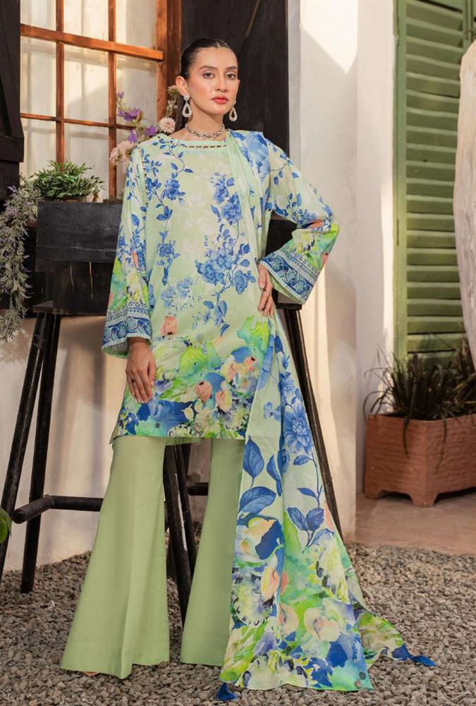 Aimal Vol-1 Unstitched Dress Material - Ethnic Opulence