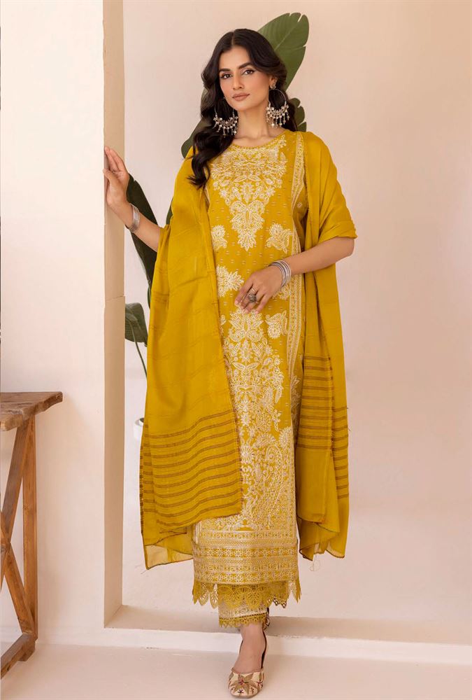Missouri Unstitched Dress Material - Regal Sophistication