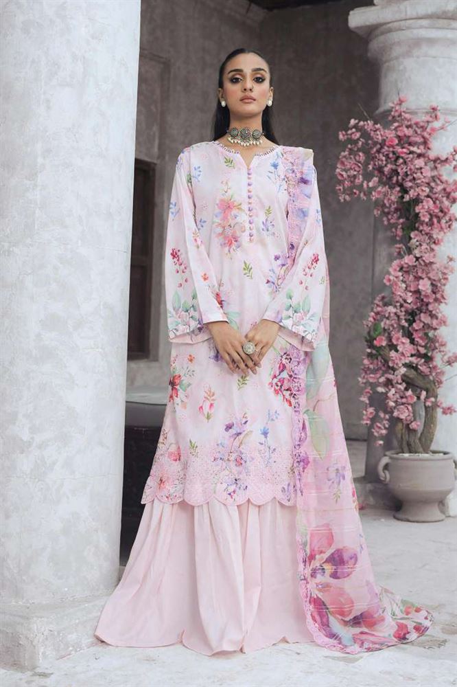 Mishaal 3Pc Vol-10 Unstitched Collection - Feminine Grace and Modern Flair