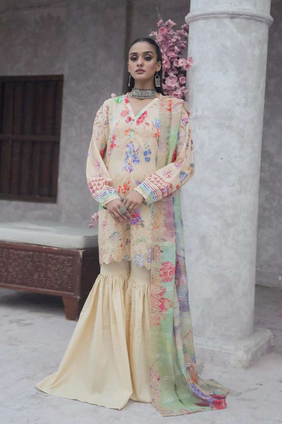 Mishaal 3Pc Vol-10 Unstitched Collection - Chic and Contemporary Patterns