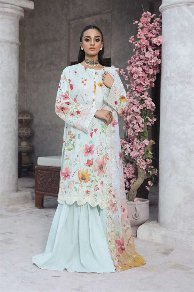 Mishaal 3Pc Vol-10 Unstitched Collection - Perfect Ensemble for Every Occasion