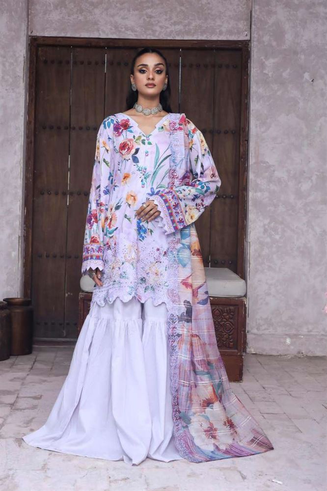 Mishaal 3Pc Vol-10 Unstitched Collection - Unleash Your Style Statement