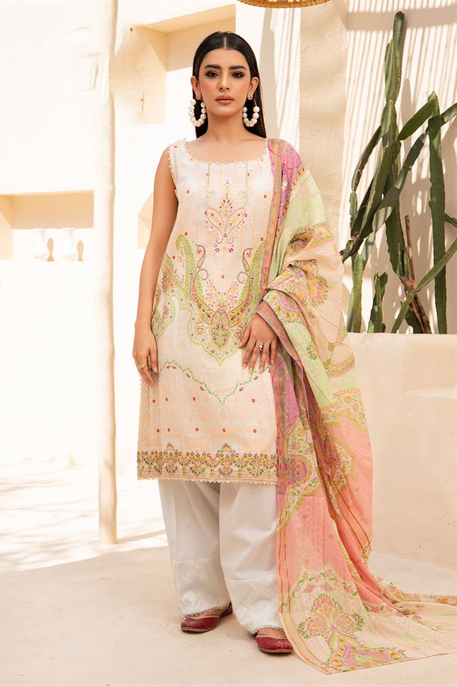 Ruhay Sukhan Vol-3 Unstitched Eid Collection - Detailed Embellishments