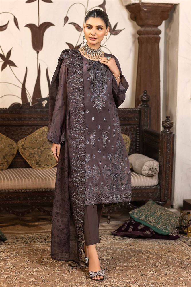 Chic and Sophisticated - Noor e Jahan 3pc Unstitched Collection for Modern Fashion