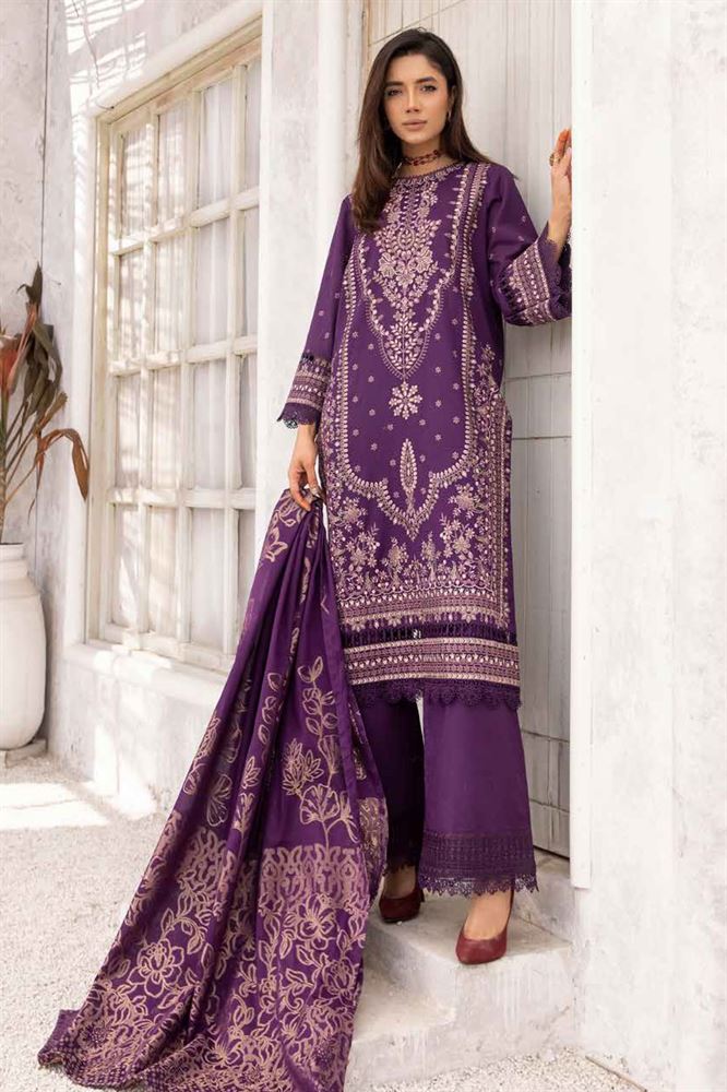 Muraad Unstitched 3pc Collection - Vibrant Colors