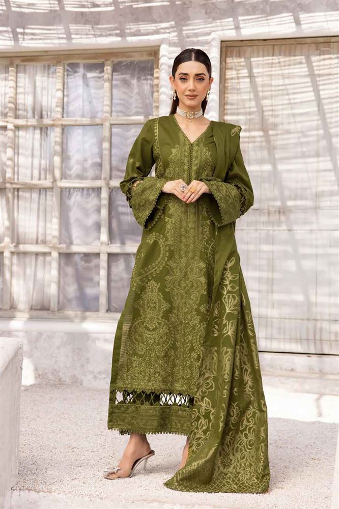 Muraad Unstitched 3pc Collection - Intricate Embroidery