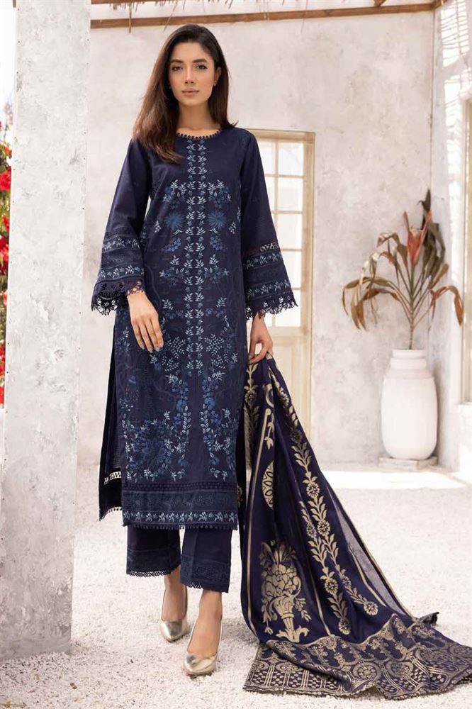 Muraad Unstitched 3pc Collection - Intricate Embroidery