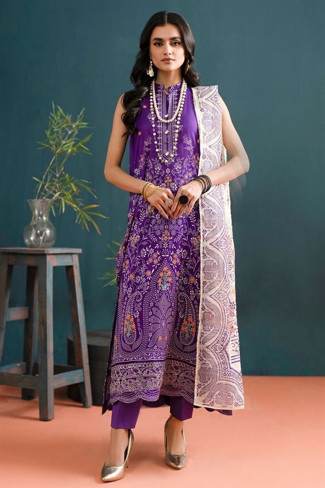 Versatile and Stylish - Gull Bano 3Pc Vol-2 Unstitched Attire